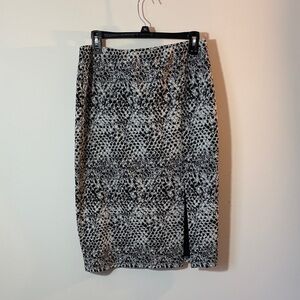 Bar III Monochrome Textured Pencil Skirt
